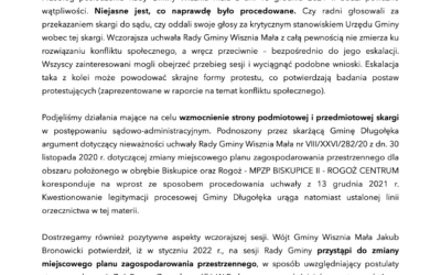 Oświadczenie Komitetu społecznego STOP wrocławskiej spalarni