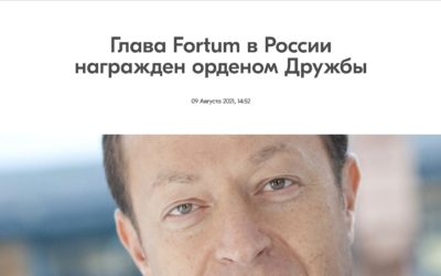 Wiceprezes Fortum będzie miał problem z wjazdem do Finlandii?