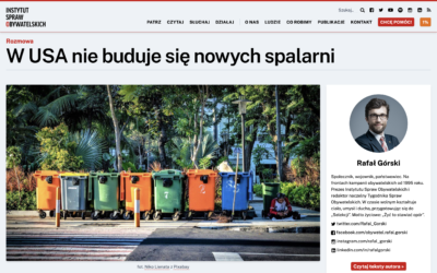 W Polsce trwa szaleństwo, a w USA nie buduje się spalarni od 1998 roku