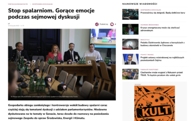 Portal Samorządowy o posiedzeniu sejmowego Zespołu