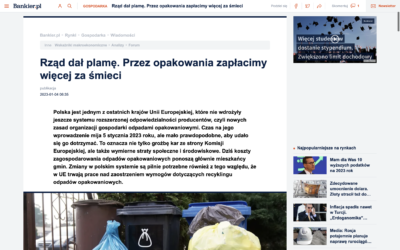 Rząd dał plamę. Przez opakowania zapłacimy więcej za śmieci