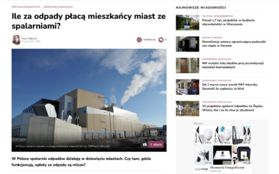 Niższe opłaty za odbiór śmieci dzięki spalarniom? TO MIT! 