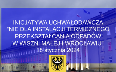 Inicjatywa uchwałodawcza w sprawie wykreślenia spalarni z WPGO