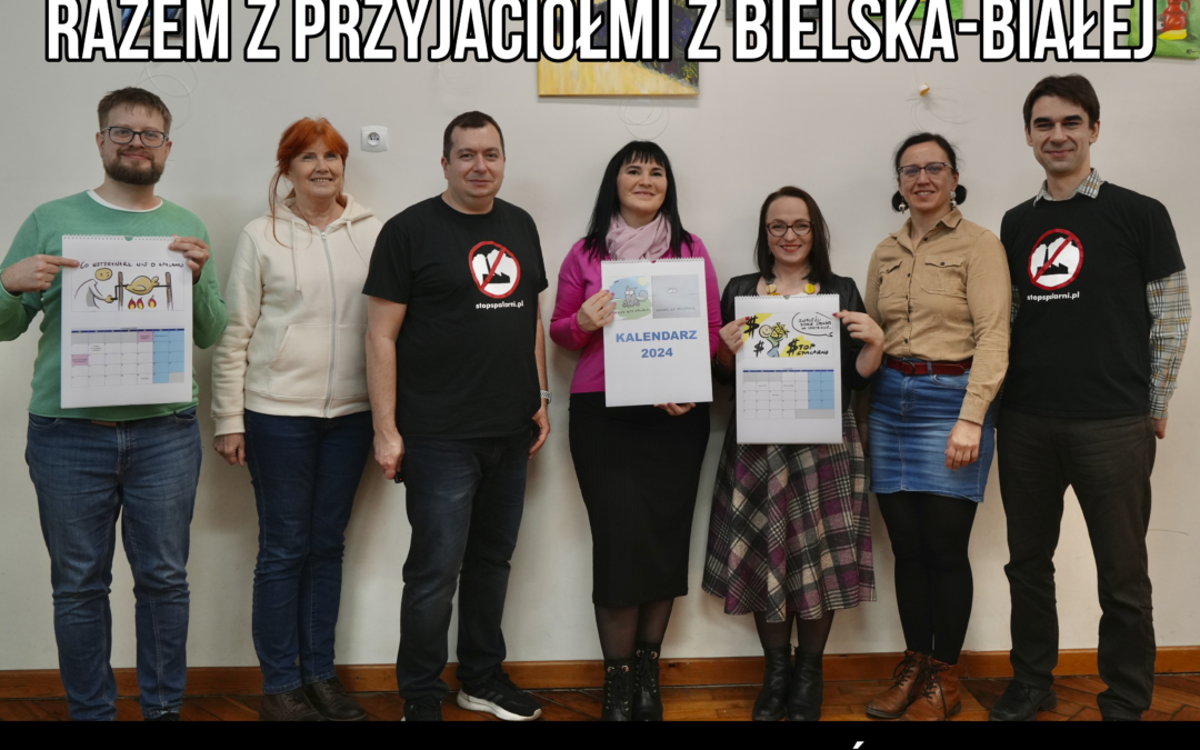 Spotkanie z przyjaciółmi ze STOP Spalarni Śmieci w Bielsku-Białej