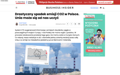 Drastycznie spada emisja CO2 w Polsce