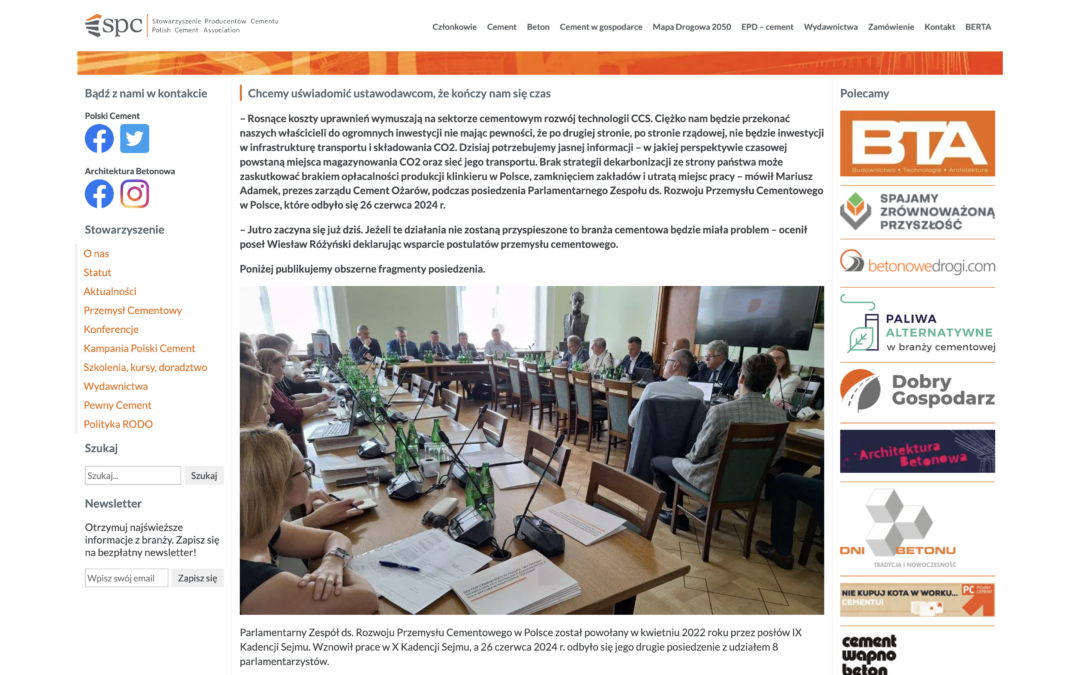 Przemysł cementowy: „Za chwilę zacznie brakować odpadów”