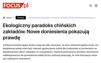 Spalanie odpadów gorsze nawet niż składowanie