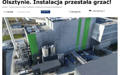 Dwa kolejne pożary w spalarni w Olsztynie i to tego samego dnia!